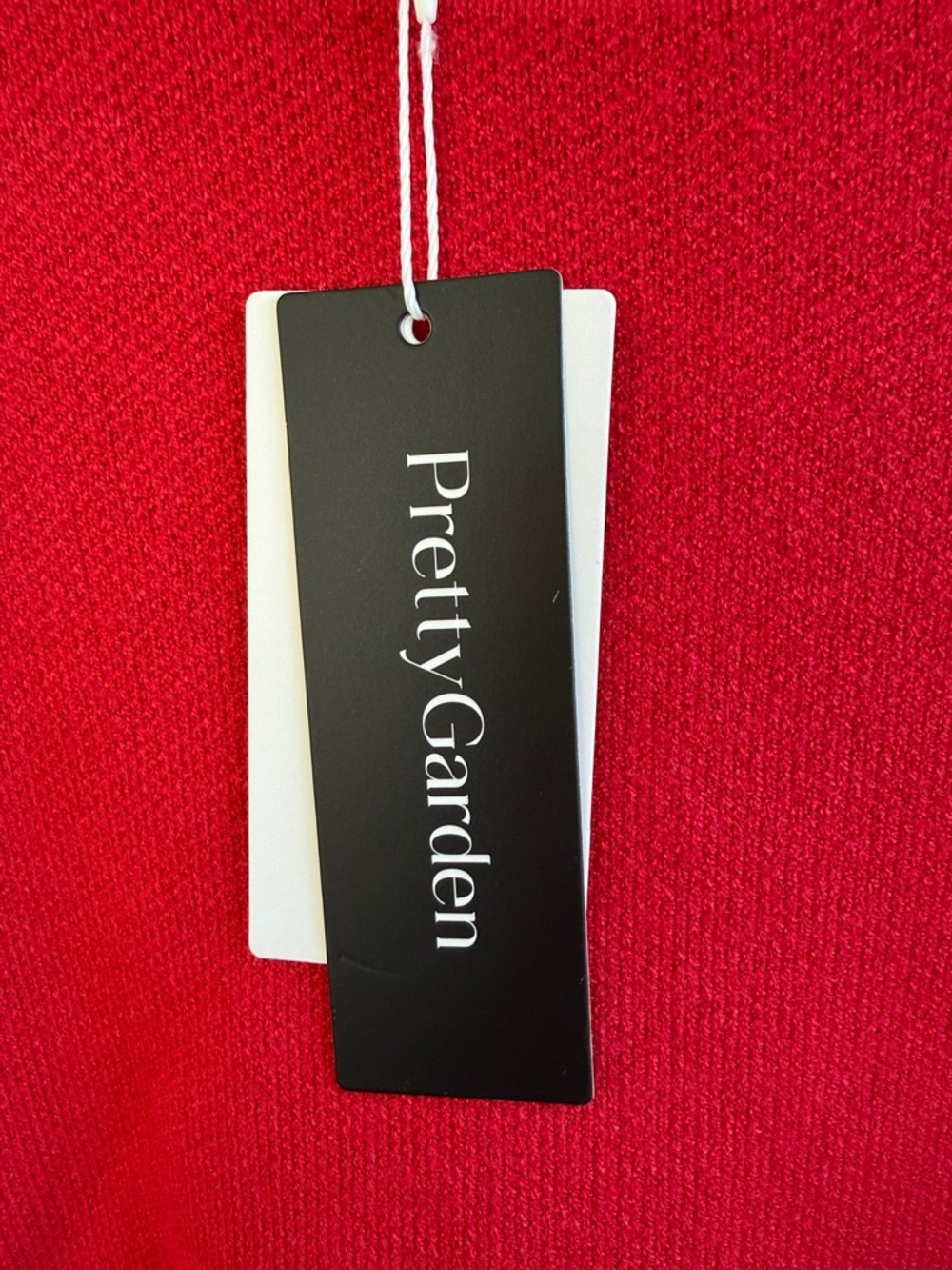 PrettyGarden Women’s Red Bow Knit Pull Over Sweater NWT Size Large - Picture 6 of 6